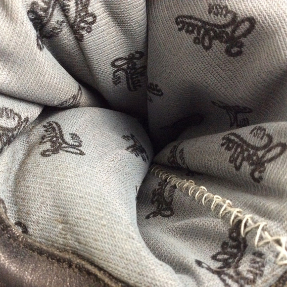 Zodiac 100% Suede Leather Slouchy Silver Boots 5 - Picture 8 of 8